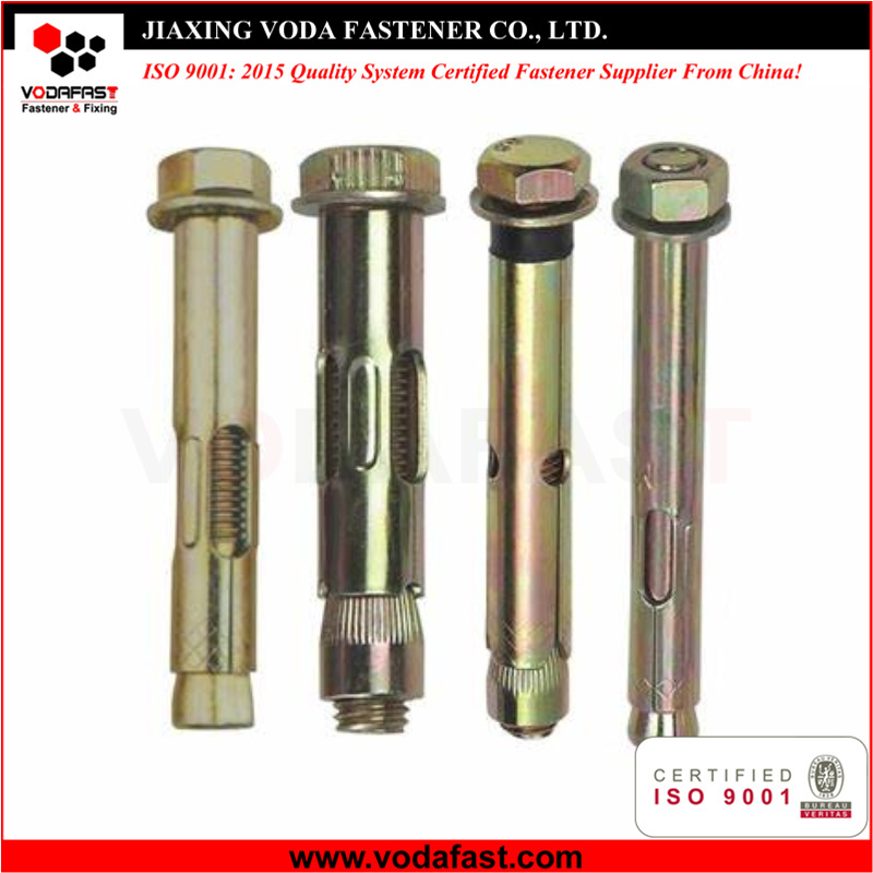 Sleeve Anchors White/Yellow Zinc Plated