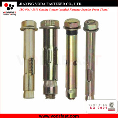 Sleeve Anchors White/Yellow Zinc Plated