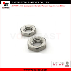 Hex Thin Nut made of Steel and Stainless Steel