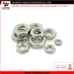 Hex Thin Nut made of Steel and Stainless Steel