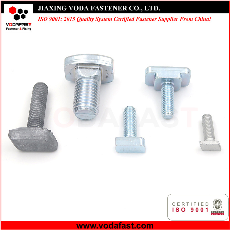 Square T-Head Bolts for Aluminum Profiles - Vodafast B2B Supplier of Lightweight Assembly Fasteners