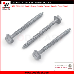 Customized Hex Flange Head Wood Screw with Cut Point