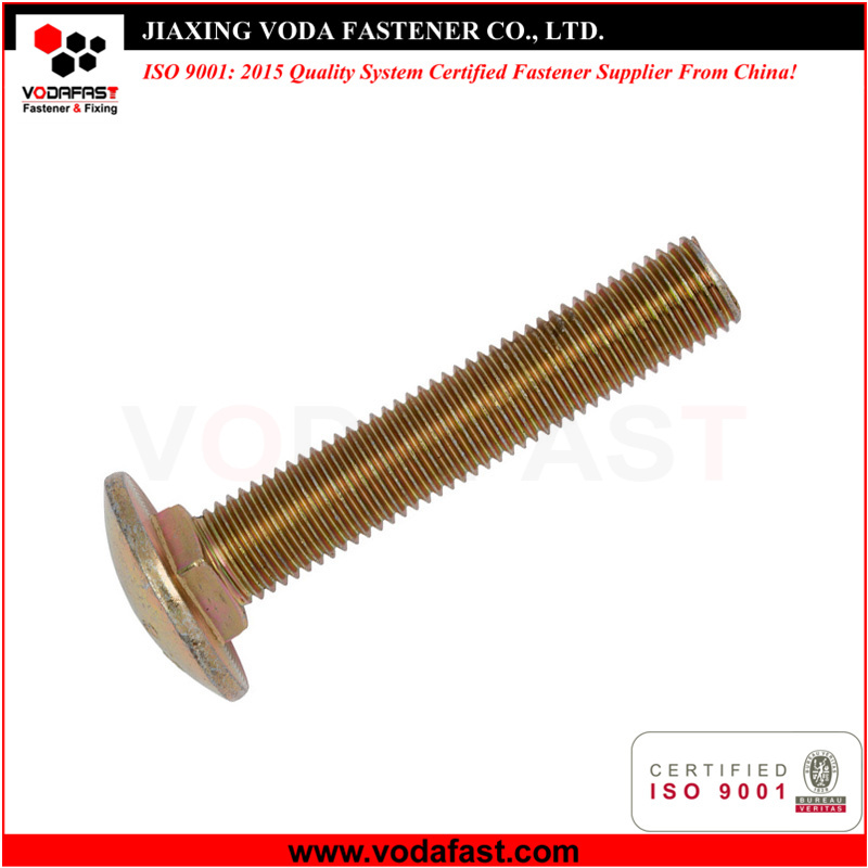 Mushroom Round Head Square Neck Carriage Bolts