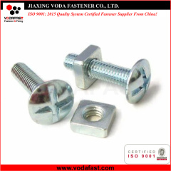 Cross Slotted Roofing Bolt with Square Nut