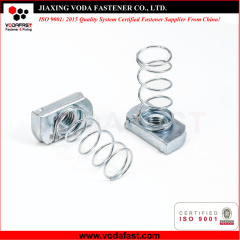 Spring Channel Nut made of Steel and Stainless Steel