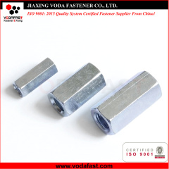 Hex Long Coupling Nut made of Steel and Stainless Steel