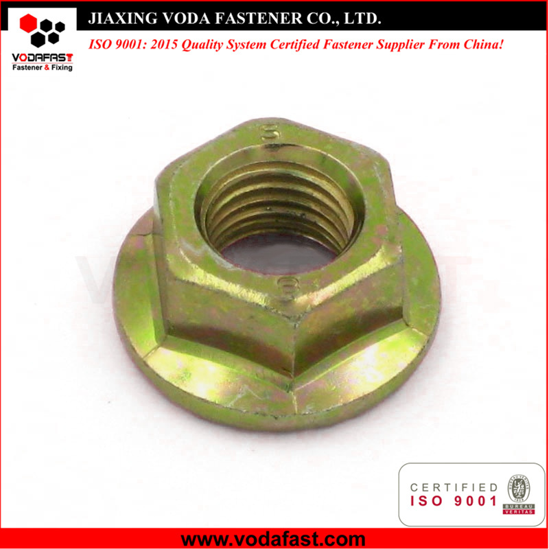 Standard Hex Flange Nuts made of Steel and Stainless Steel