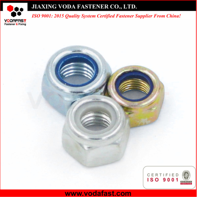 Standard Nylon Insert Lock Nuts made of Steel and Stainless Steel