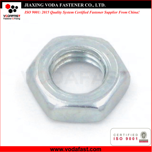 Hex Thin Nut made of Steel and Stainless Steel