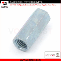 Hex Long Coupling Nut made of Steel and Stainless Steel
