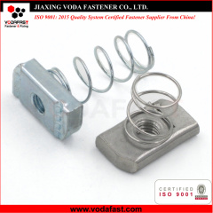 Spring Channel Nut made of Steel and Stainless Steel