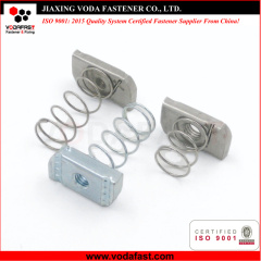 Spring Channel Nut made of Steel and Stainless Steel