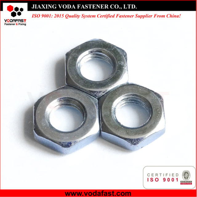 Hex Thin Nut made of Steel and Stainless Steel
