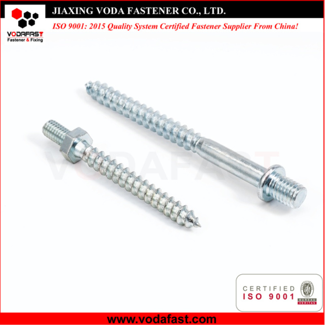 Customized Metric-Wood Thread Double End Screw