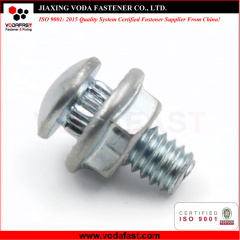 Customized Knurled Neck Bolt with Flange Nuts
