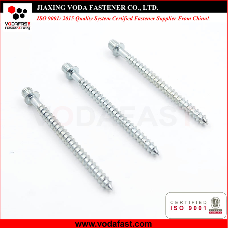 Customized Metric-Wood Thread Double End Screw