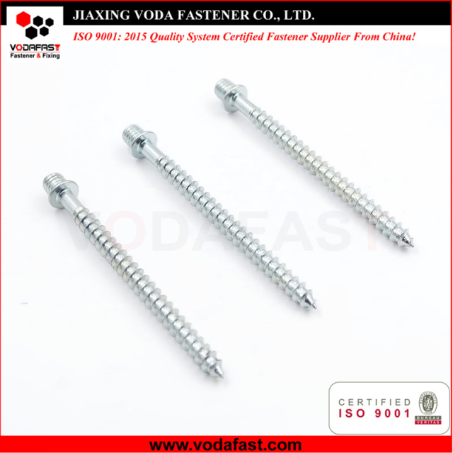 Customized Metric-Wood Thread Double End Screw