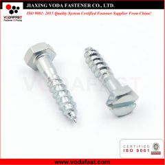 Customized Slotted Hex Wood Screw