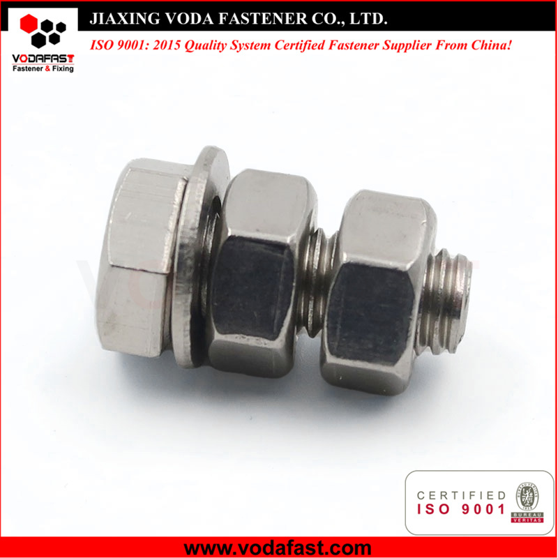 Stainless Steel Hex Bolts with Nuts