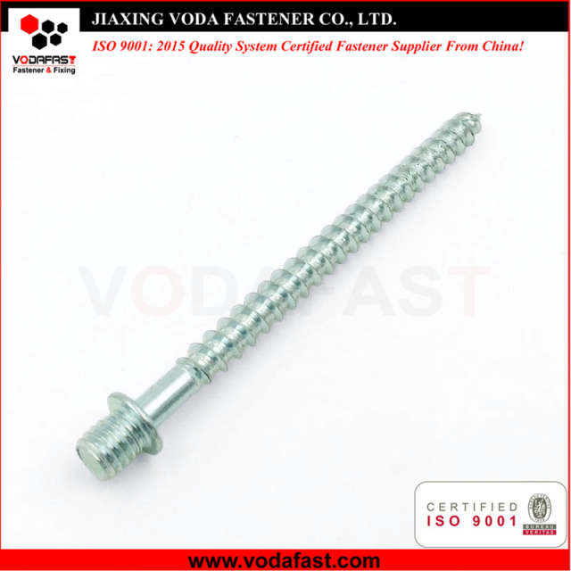 Customized Metric-Wood Thread Double End Screw