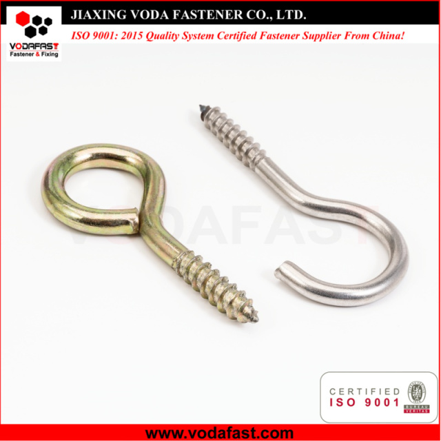 Hook & Eye Wood Screws