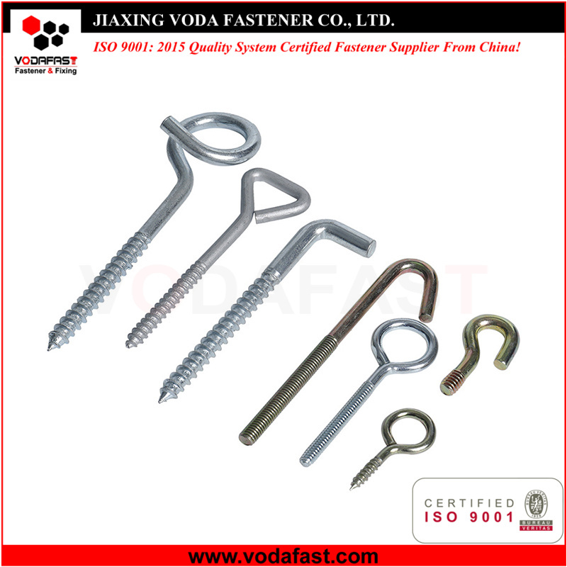 Hook & Eye Wood Screws