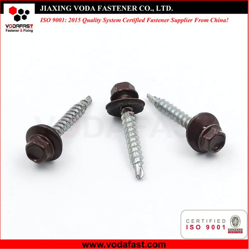 Hex Head Self Drilling Screws with EPDM Washers