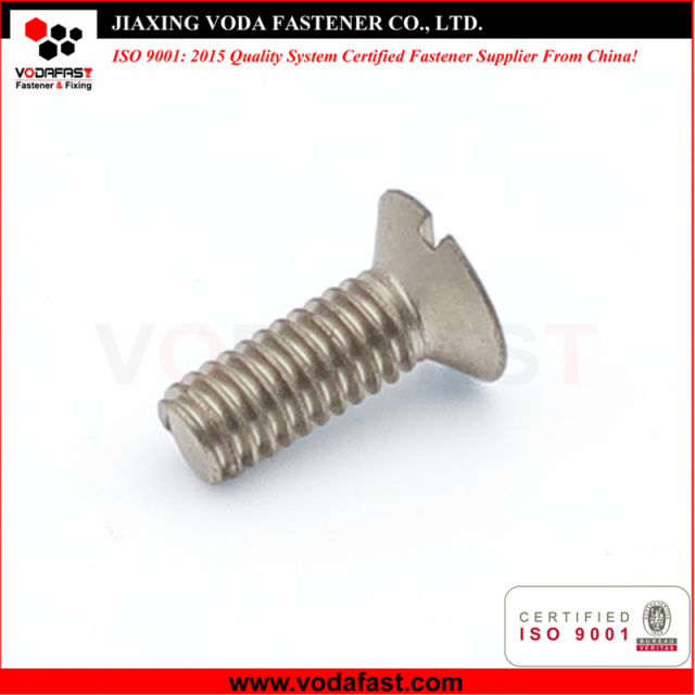 Slotted Countersunk Head Machine Screws