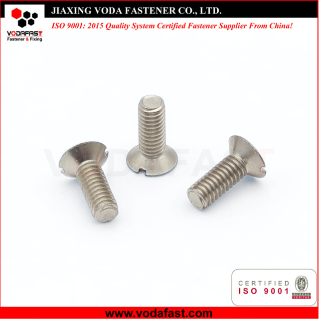 Slotted Countersunk Head Machine Screws
