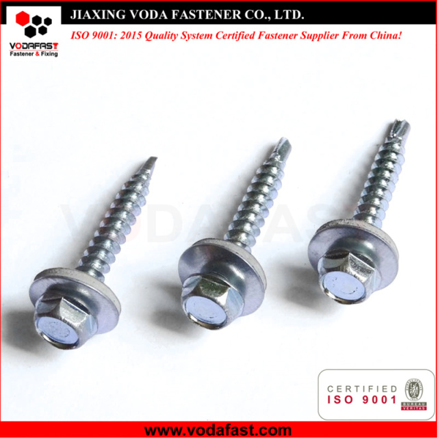 Hex Head Self Drilling Screws with EPDM Washers