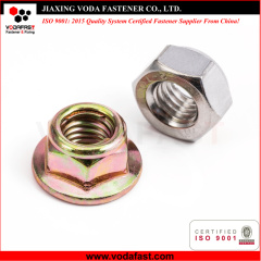 Standard Hex Flange Nuts made of Steel and Stainless Steel