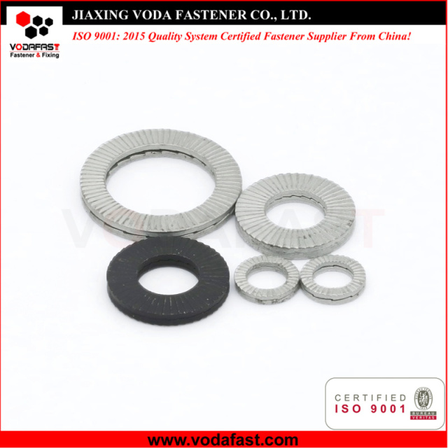 Double Fold Self-Locking Washers