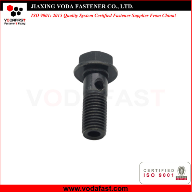Balck Oxide Hexagon Flange Banjo Bolt