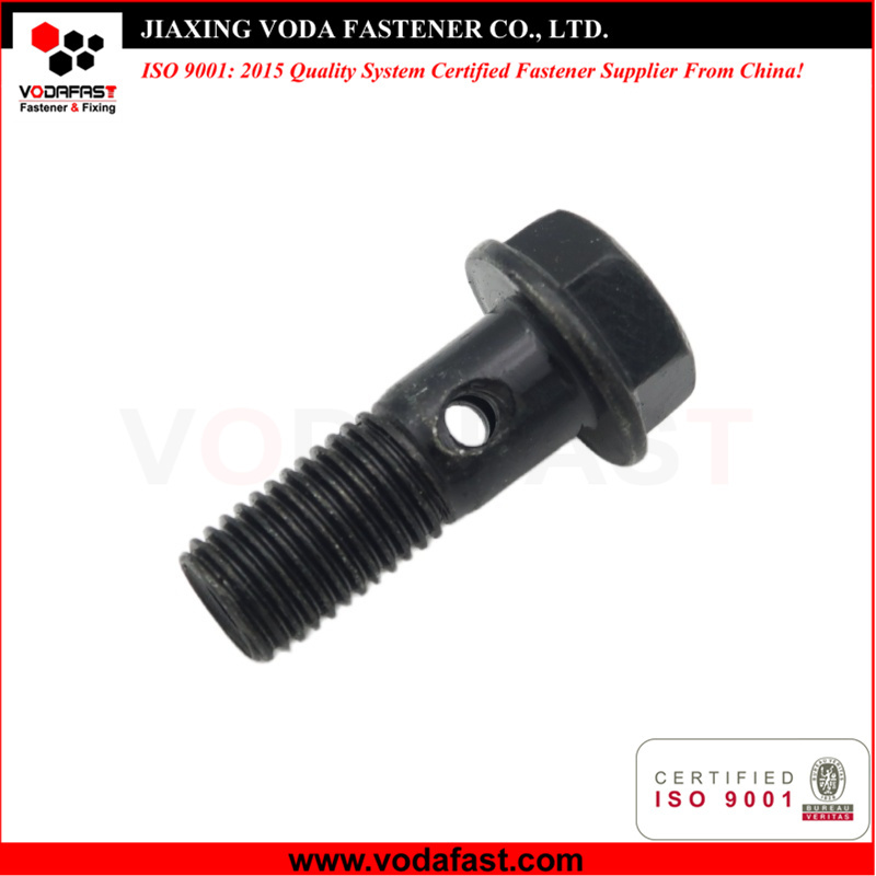 Balck Oxide Hexagon Flange Banjo Bolt
