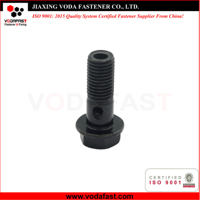 Balck Oxide Hexagon Flange Banjo Bolt