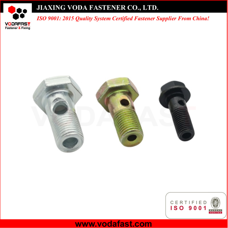 Balck Oxide Hexagon Flange Banjo Bolt