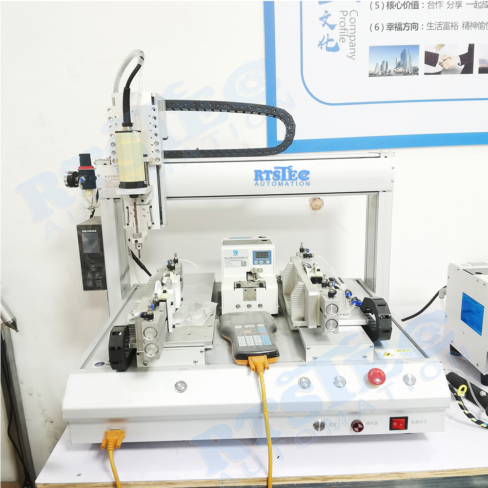 Robotic Screwdriver Machine For product assembly With automatic feeder screwdriver system Double workstation