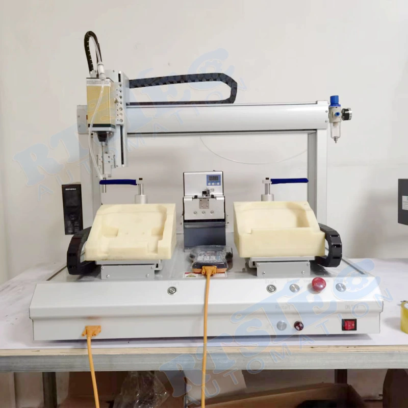 Robotic Screwdriver Machine For product assembly With automatic feeder screwdriver system Double workstation
