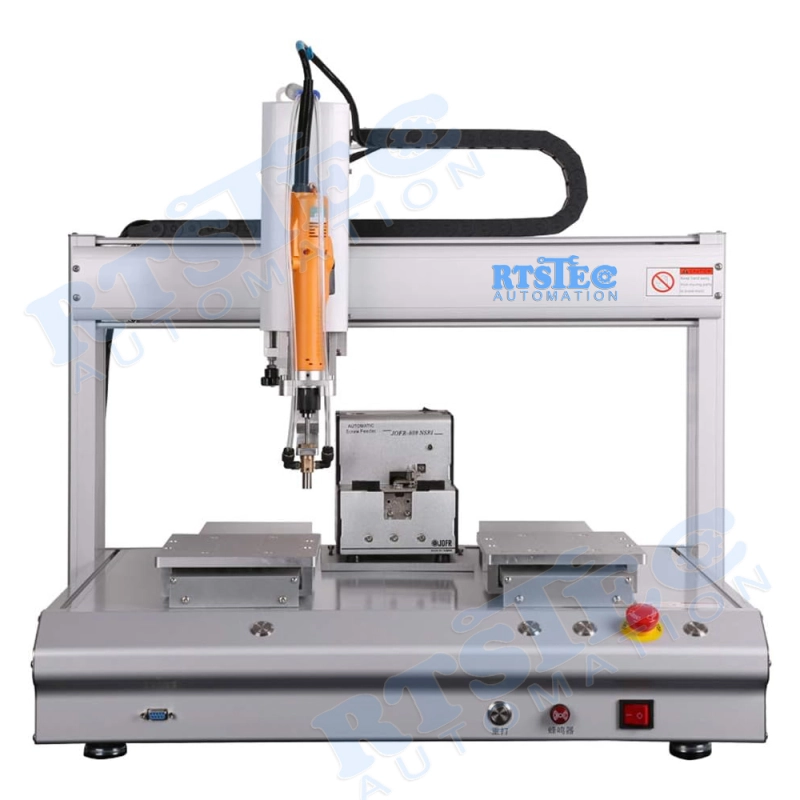 Robotic Screwdriver Machine For product assembly With automatic feeder screwdriver system Double workstation