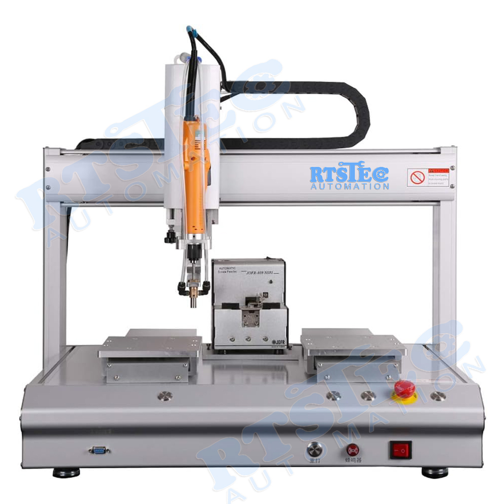 Robotic Screwdriver Machine For product assembly With automatic feeder screwdriver system Double workstation