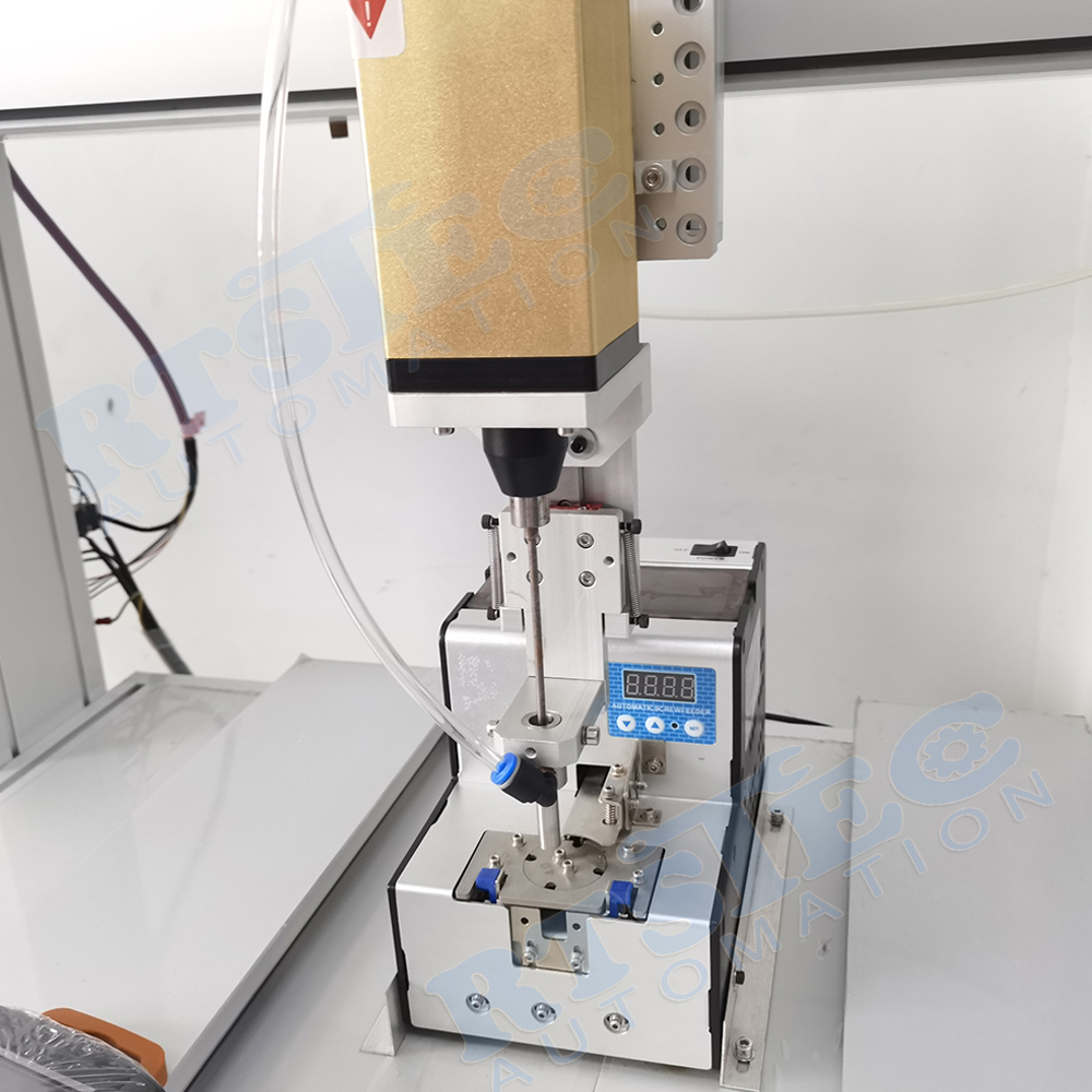 Robotic Screwdriver Machine For product assembly With automatic feeder screwdriver system Double workstation