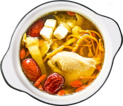 茯苓蛹蟲草燉鴿子