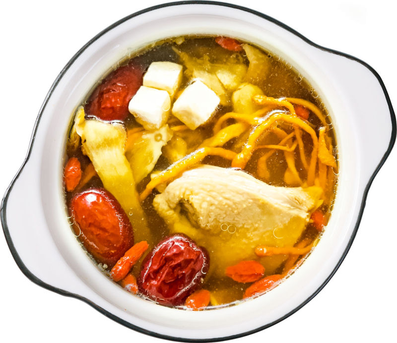 茯苓蛹蟲草燉鴿子