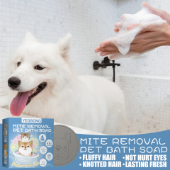 Yegbong Pet Mite Removal Bath Soap Dogs and Cats Sterilization Body Deodorization Cleaning Bathing Supplies