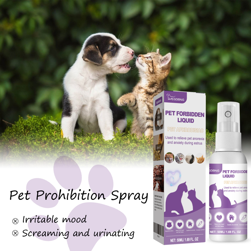 Yegbong Pet Forbidden Fluid Improvement of Erection and Emotional Suppression Spray for Cats and Dogs