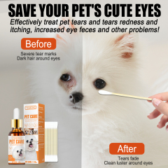 Yegbong Pet Eye Stain Remove Eye Stain Remove Eye Stain Remove Eye Wash Lotion Herbal Gentle Cats and Dogs Universal Eye Drops