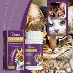 Yegbong Cat Complex Taurine Tablets Pet Nutritional Supplement Multi-dimensional Taurine Tablets Special for Cats