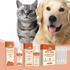 EelJoy Pet Ear Cleansing Cats and Dogs Foot Ear Wax Claw Pads Deodorizing
