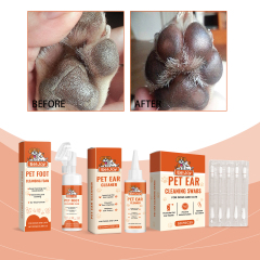 EelJoy Pet Ear Cleansing Cats and Dogs Foot Ear Wax Claw Pads Deodorizing