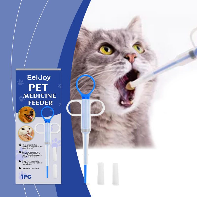 EelJoy Pet Feeding Dispenser Cat and Dog Feeding Leakage-proof Bite-resistant Design Liquid Solid Feeder